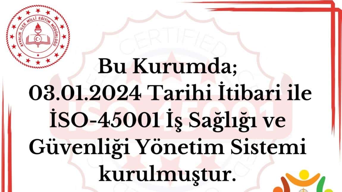 TSE ISO 45 001 İŞ SAĞLIĞI VE GÜVENLİĞİ YÖNETİM SİSTEMİ